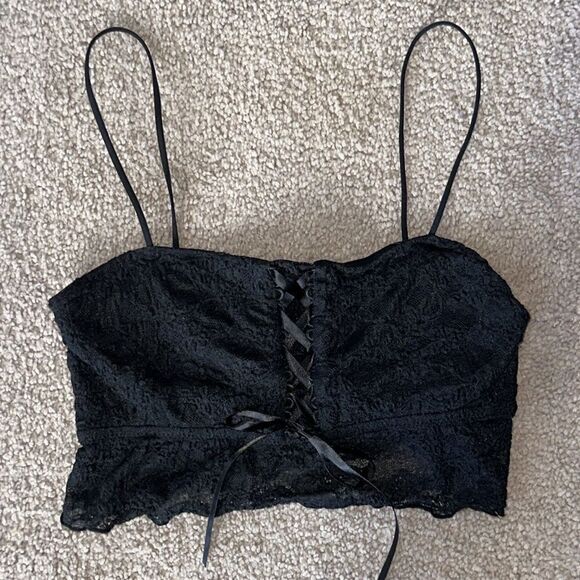 š„ColsieāSatin Ribbon Lace UpāBralette! - Picture 1 of 9